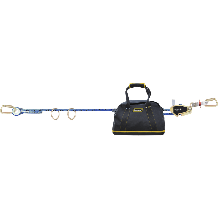 Ironwear® 2980 Reusable 2 Person Horizontal Lifeline Anchorage Line System